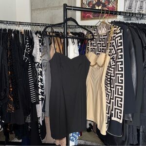 Abercrombie & Fitch Black Corset Mini Dress Womens Small New NWT